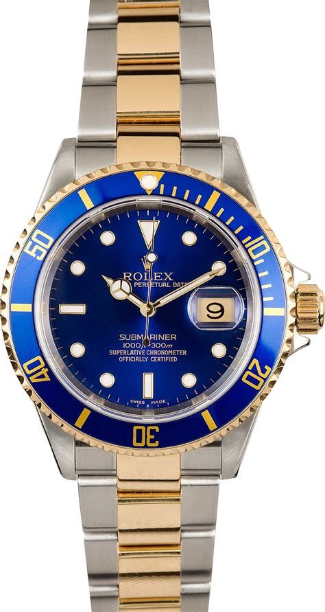 gold and silver rolex blue face|blue faced rolex watch.